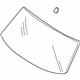Ford 3L8Z-7803100-AA Glass - Windscreen