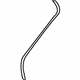 Ford YF1Z-54502C52-A Drain Hose, Front