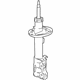 Ford GN1Z-18124-AQ Strut, Front Passenger Side