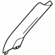 Ford 8A8Z-7403598-CA Windshield Pillar Trim, Black, Passenger Side