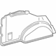Ford YS4Z7431013CAC Quarter Trim Panel, Black, Rear Driver Side