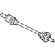Ford BB5Z-4K138-B Axle Assembly, Rear Passenger Side