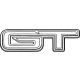 Ford LK9Z-6342528-A Emblem, Rear