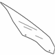 Ford AG1Z-5421410-B Door Glass, Front Passenger Side