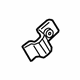 Ford YC3Z-28605C04-AA Knob Plate, Passenger Side