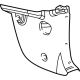 Ford 5S4Z-5402345-CAA Cowl Trim, Black, Driver Side