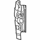Ford 9L3Z-1502527-A Hinge Pillar Reinforcement, Driver Side