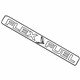 Ford BE5Z-9942528-B Nameplate, Rear