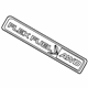 Ford DG1Z-5442528-B Nameplate, Rear