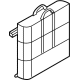 Ford M2DZ-10C744-H Storage Bag, Passenger Side