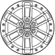 Ford KL3Z-1007-E Wheel, Alloy