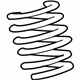 Ford 3L1Z-5310-CA Coil Spring, Front