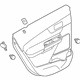 Ford BT4Z-7827406-BB Door Trim Panel, Charcoal, Rear Inner Passenger Side