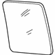 Ford CC3Z-2625712-A Door Glass, Green, Rear Passenger Side
