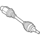 Ford NZ6Z-3B436-B Axle Assembly, Front Passenger Side