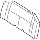 Ford 8C2Z-1666800-E Seat Back Pad, Rear