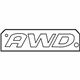 Ford 8L2Z-7842528-B Nameplate, Rear