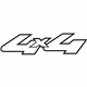Ford 8L2Z-7842528-A Nameplate, Rear