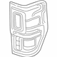Ford KB3Z-13404-G Tail Lamp Assembly, Rear Passenger Side