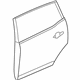 Ford AE9Z-7424630-A Door Shell, Rear Passenger Side