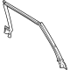 Ford M2DZ-9821596-C Glass Run, Front Passenger Side