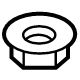 Ford -W721426-S442 Window Regulator Nut, Rear
