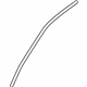 Ford AE9Z-7420551-A Window Molding, Driver Side