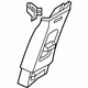 Ford BB5Z-7824346-AC Upper Center Pillar Trim, Passenger Side