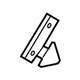 Ford CP9Z-5822846-B Door Shell Pin, Driver Side