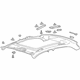 Ford GD9Z-5451916-CG Headliner