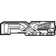 Ford LL3Z-9925622-BA Decal, Silver, Rear