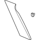 Ford LJ7Z-78291A08-AA Upper Molding, Rear Passenger Side