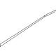 Ford PR3Z-16038-AA Quarter Stripe, Gray, Front Passenger Side