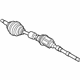 Ford GN1Z-3B436-AP Axle Assembly, Front Passenger Side