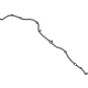 Ford LB5Z-17A605-Y Washer Hose, Front