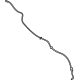 Ford LB5Z-17A605-Z Washer Hose, Front