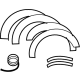 Ford VML3Z-16268-B Wheel Opening Molding, Front