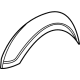 Ford VML3Z-16268-C Wheel Opening Molding, Front