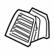 Ford BB5Z-19893-AF Louver, Front Driver Side