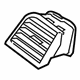 Ford BB5Z-19893-AG Louvre Assembly - Vent Air, Outer Passenger Side