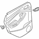 Ford CJ5Z-7827406-CG Door Trim Panel, Charcoal, Rear Upper Inner Passenger Side