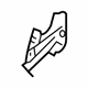 Ford 7T4Z-7861349-DA Lower Cover, Graystone, Rear Inner Driver Side