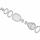 Ford FR3Z-3A331-B Boot Kit, Rear Driver Side