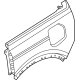 Ford M2DZ-7827840-A Quarter Panel, Rear Passenger Side
