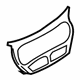 Ford CJ5Z-5404644-BB Bezel, Black, Lower