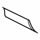 Ford F5TZ-7829038-CB Body Side Molding, Rear Passenger Side