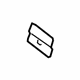 Ford 6L2Z-78610D72-AAF Bezel, Black, Rear Passenger Side