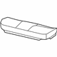 Ford 4C3Z-25632A22-AA Seat Cushion Pad, Front