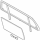 Ford 7A2Z-35422B30-A Glass & Frame, Rear