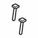 Ford CU5Z-96610A16-BBM Headrest Guide, Center Passenger Side